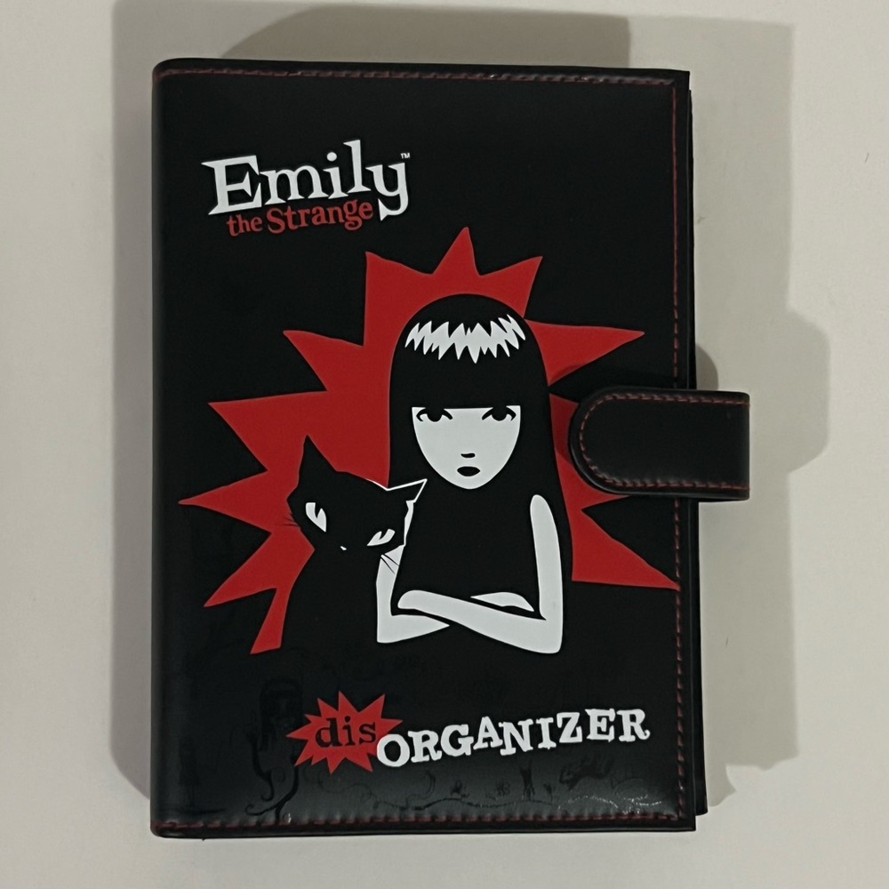 Emily the Strange Disorganizer Cat Journal Organizer 2005 Gothic Planner